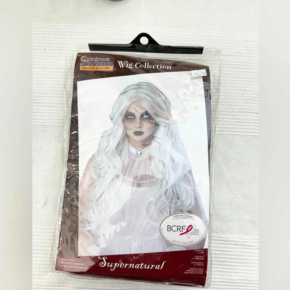 California Costumes Long Silver Wig - Picture 15 of 16